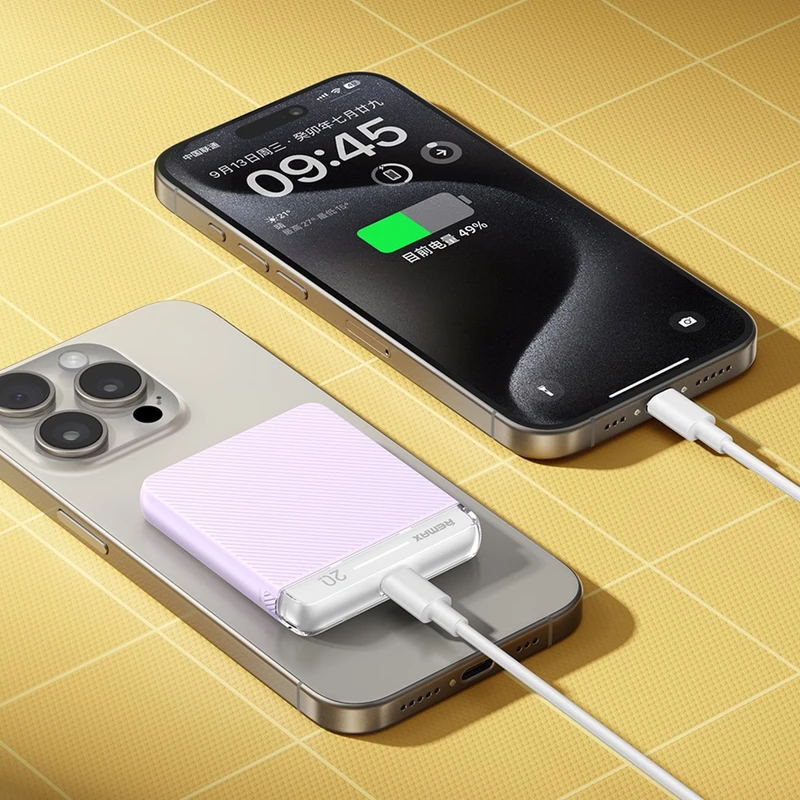 پاوربانک ریمکس مدل MagSafe Wireless Fast Charge RPP8 ظرفیت 5000 میلی آمپر ساعت